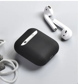 Silikoninis Dangtelis Airpods pro atveju mielas ausinių Priedai minkštųjų raštas fundas Oro ankščių apima Apple Airpods 2/1 atveju