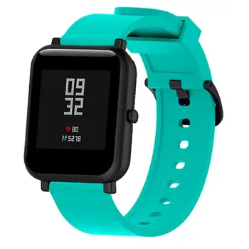 Silikoninis Minkštas Dirželis Xiaomi Huami Amazfit Pvp TIEK Lite Jaunimo Smart Žiūrėti Riešo Apyrankę Amazfit Pvp Watchband 20mm Dirželis