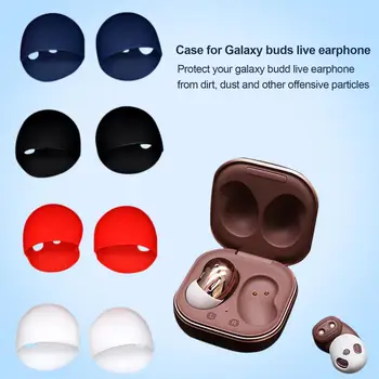 Silikoninė Guma Ausų Pagalvėlės Samsung Galaxy Budds Gyventi Belaidės Ausinės Apsauginės Padengti Ausinių Kepurės Priedai
