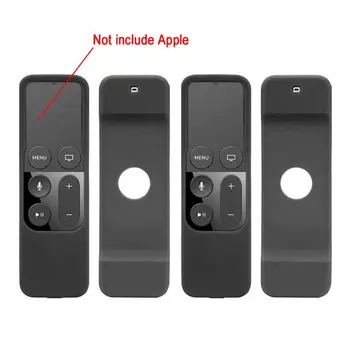 Silikoninės Apsaugos Atveju Padengti Odos Apple TV 4 Nuotolinio valdymo pultelis