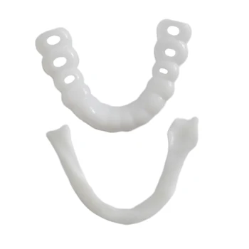 Silikoninės Viršutinės/Apatinės False Dantų Laminatės Dantų Protezus Netikrą Dantį Mažesnis