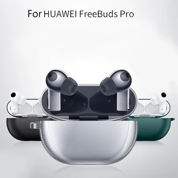 Silikono Atveju Huawei Freebuds Pro Dangtelį Atvejais Spalvotų Apsaugos subtilus Odos FreeBuds pro Priedai