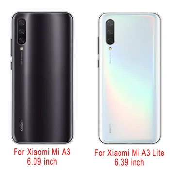 Silikono Atveju Xiaomi Mi A3 Atveju TPU minkštas Aišku, Atgal atvejais Xiaomi Xiomi Redmi A3 Lite Atveju 3 Fundas Marmuro Gėlių Coque