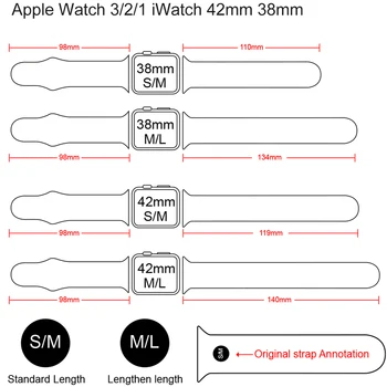 Silikono Dirželis Apple Watch Band 44mm 40mm iwatch juosta 38mm 42mm Sporto Apyrankę, diržą correa 