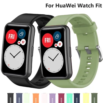 Silikono Dirželis Huawei Žiūrėti TILPTŲ Juosta Smartwatch Priedų Pakeitimo Apyrankė Diržo apyrankę Huawei Žiūrėti tilptų 2020 grupė