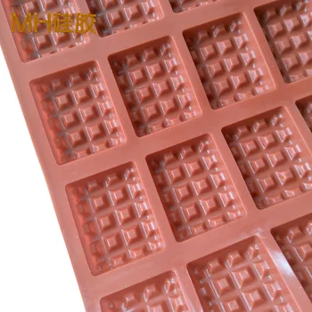 Silikono Formos Ertmę 20 Mini Keksiukų Stačiakampio Formos Sausainių Dėžutė Tortą Papuošti Šokolado Chip Cookies Kepimo H989