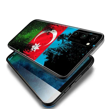 Silikono Padengti Azerbaidžano vėliava Telefoną Atveju Huawei Honor 30 20 Pro 10i 9A 9S 8X 9X 10 9 Lite 8 8A 7A 7C Pro