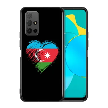 Silikono Padengti Azerbaidžano vėliava Telefoną Atveju Huawei Honor 30 20 Pro 10i 9A 9S 8X 9X 10 9 Lite 8 8A 7A 7C Pro