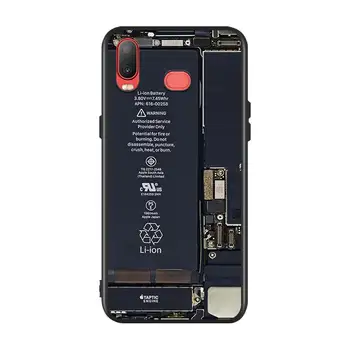 Silikono Padengti Klasikinio kasetinį Samsung Galaxy A9 A8 Star A7 A6 A5 A3 Plius 2018 M. 2016 m. 2017 Juoda Telefono dėklas