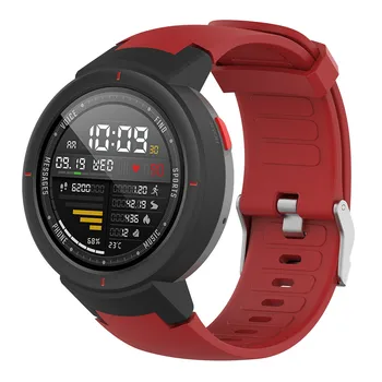 Silikono Watchband Dirželis Huami 3 Smartwatch amazfit slenksčio (A1801) Pakeitimas 10 Spalvų Riešo Juostos Apyrankę Dirželiai