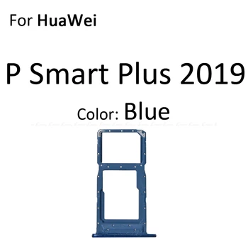 Sim Kortelės Lizdas, Lizdas Dėklas Reader Turėtojas Jungtis, Micro SD Adapteris, Konteinerių HuaWei P Smart Plus 2018 2019 atsarginės Dalys