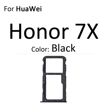Sim Kortelės Lizdas, Micro SD Lizdas Dėklas Reader Turėtojas Jungtis HuaWei Honor 7X 7S GR5 Adapteris Bakas