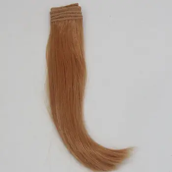 Sintetinio Pluošto Lėlės Plaukų Pratęsimo 25*100cm Natūralių Spalvų Garbanotas Lėlės Plaukų 