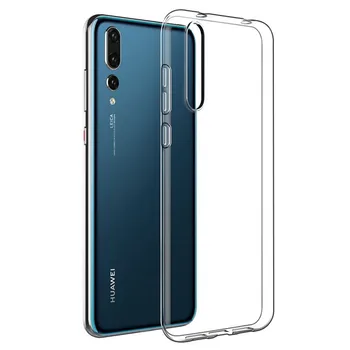 Skaidraus Silikono Atveju Huawei 30 P20 Lite P Smart 2019 P20 30 Pro Mate 20 Bylą dėl Garbės 8X Nova 5t 9X 10 20 Y7 Y9 2019