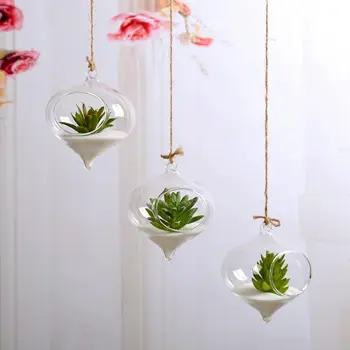 Skaidri, Aiški Sienos Kabo Stiklo Vaza, Terariumai, Augalų, Gėlių Hydroponic Micro Kraštovaizdį 