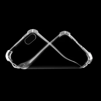 Skaidri Apsauginė Atveju iPhone 12 Pro XS Max XR Kristalų Pilna Apsauga Anti-Shock Apima, 