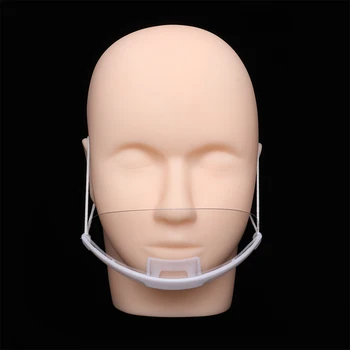 Skaidri Sveikatos Kaukė Plastiko, Higieniška Anti Rūko Shield Burną Padengti Kaukės Skiepyti blakstienos Įrankiai Blakstienos Pratęsimo