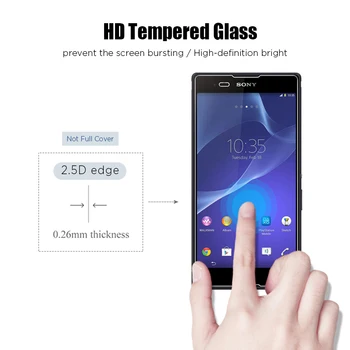 Skaidrios Plėvelės 9H HD Screen Protector, Stiklo Sony C3 C4 C5 E1 E3 E4 E4g E5 Grūdintas Stiklas Sony Xperia 1 Xperia 10 Plius