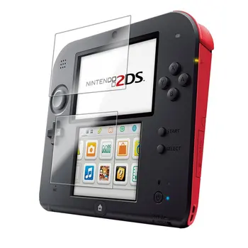 Skaidrius LCD Ekrano Apsaugos Darbuotojas Filmas Nintendo 2DS Clear Touch Apsaugoti Apsaugos Priekiniai + Atgal Antspaudas Filmas 2DS
