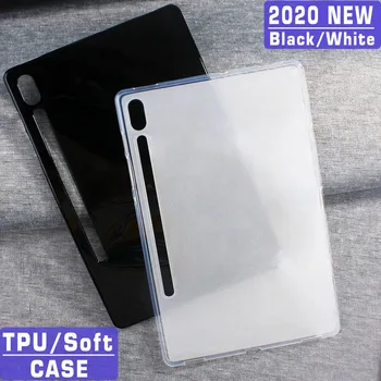 Skaidrus tablet case For Samsung Galaxy Tab S7 11 Plius 12.4 2020 SM-T970 T975 T870 T875 Lašas Atsparus atveju Slim TPU atveju