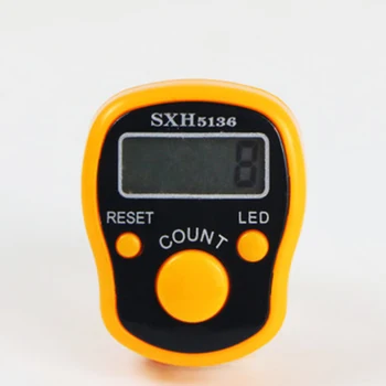 Skaitmeninis LED Elektroninis Skaitmeninis Golfo Piršto Nešiojamą Sutampa Counter Šviesos
