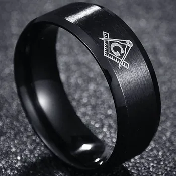 - Skaitmeninis nerūdijančio plieno, paprastas žiedas vestuvinis žiedas 8mm laišką pora aukso / Queen nuotaika žiedo spalvą