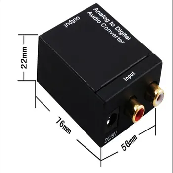 Skaitmeninis Optinis Bendraašius Signalas Analoginis Garso Keitiklis Adapteris RCA Skaitmeninio Į Analoginį Garso Keitiklis