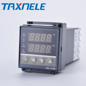 Skaitmeninis Temperatūros Reguliatorius Termostatas REX-C100 + Max 40A SSR Relė + K, Termopora Zondas