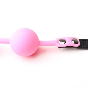 SM, Bdsm Bondage Silikono Minkštas Kamuolys Burną Seilių Žaislas Kamuolys Fiksavimo Įdaryti Atidaryti Burnos Kamštukas Lyties Suaugusiųjų Flirtuoti Sekso Žaislų Pora
