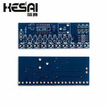 Smart Elektronikos Rinkiniai NE555+CD4017 Šviesos Vanduo Teka Šviesos diodų (LED Modulis 