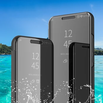 Smart Veidrodis, Flip Case For Samsung Galaxy S20 Ultra S10 S9 S8 Plius 10 Pastaba Lite A51 A71 A01 A11 A21 A31 A41 A81 A91 A50 A70 Atveju
