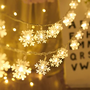 Snaigės LED Šviesos Linksmų Kalėdų Medžio Apdaila vidaus Girlianda Vainikas Ornamentu Stalo Dekoro 2020 Navidad Kalėdų Dovana Naujųjų Metų
