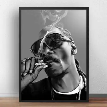 Snoop Dogg Plakatas Dainininkas Muzikos Žvaigždė Spaudinių Sienos Meno Gangsta Rap Hip-Hop Reperis Plakatai Sienos Nuotraukas Kambarį Namų Dekoro