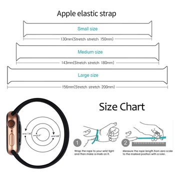 Solo kilpos diržas, apple watch band 44mm 40mm originalus Silikoninis Elastingas Diržas apyrankę correa iWatch series 5 se 6 3 38mm 42mm