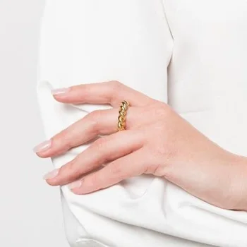 SOMMAR Naujų Pardavimo 18KGP Aukso Užpildytas Kvepalai moterims vestuvinis žiedas apskrito kainos eurais Gamyklos Didmeninės
