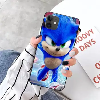 Sonic The Hedgehog Filmą, Animacinį Klientų Telefono dėklas, Skirtas iphone 5 5s 5c se 6 6s 7 8 plus x xs xr 11 pro max