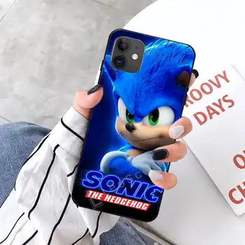 Sonic The Hedgehog Filmą, Animacinį Klientų Telefono dėklas, Skirtas iphone 5 5s 5c se 6 6s 7 8 plus x xs xr 11 pro max