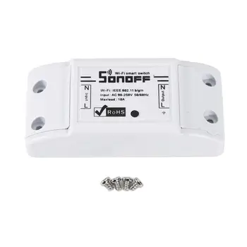 Sonoff Pagrindinis Smart Home WiFi Belaidžio tinklo Jungiklis ABS lukštais ITEAD Smart Switch Modulio Lizdą 