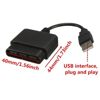 Sony PS1 PS2 Dualshock 2 Joypad GamePad iki 3 PS3 PC USB Žaidimų Valdiklio Plokštę Keitiklio Kabelį, be Vairuotojo