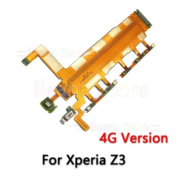 Sony Xperia Z Z1 Z2 Z3 Z4 Z5 Kompaktiškas Premium Plius Originalus Įkrovimo Dokas LCD Jungties Galia Garsumo Klavišą Mic Flex Kabelis