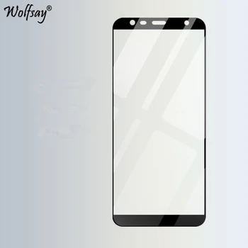 Spalva Visiškai Padengti Stiklo Samsung Galaxy J4 Plius Screen Protector 9H Premium Dangtelis, Skirtas 