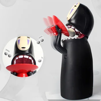 Spirited Away Kaonashi Ne-veido Piggy Bank Žaislas, Automatinė Valgyti Monetos Banko Hayao Miyazaki Chihiro Dizaino Kalėdų dovana