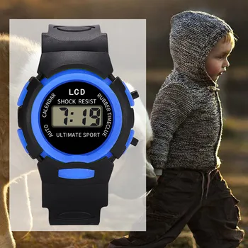 Sportas Laikrodžiai Vaikams Laisvalaikio Analoginis Skaitmeninis Elektroninis Žiūrėti Vaikams Patogiai Silikono Sporto Mielas Laikrodžiai Relojes Para Hombre