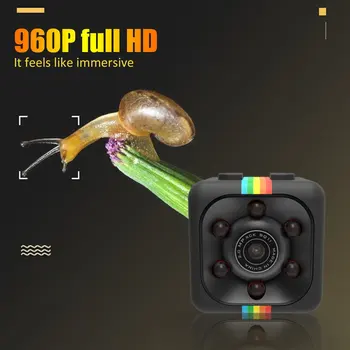 SQ11 Mini Kamera 960/1080P Jutiklis Naktinis Matymas vaizdo Kameros Judesio DVR Mikro Kamera, Sporto DV Vaizdo mažas Fotoaparatas, kamera KV. 11