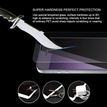 Stabdžių Mėlyna Šviesa iphone 5 6 6S 7 8 plius apsauginė plėvelė iphone 11 pro X XR XS MAX grūdintas stiklas telefono screen protector