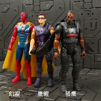 Stebuklas Keršytojas begalybės karo Filmą Anime Black Panther Kapitonas Amerika Ironman žmogus-Voras hulk thor Superhero Veiksmų Skaičius, Žaislai