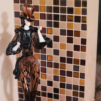 Stebuklinga Gelio Plytelės Savarankiškai Klijuoti Mozaikos Plytelių, Virtuvėje ir Vonios kambarys Backsplash Kūrybos Plytų Kristalų Tapetai - 1 Lapas
