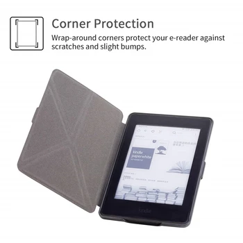Stendas Atveju Kindle Paperwhite 1 2 3 PU Odos Smart Cover For Kindle Paperwhite 6 