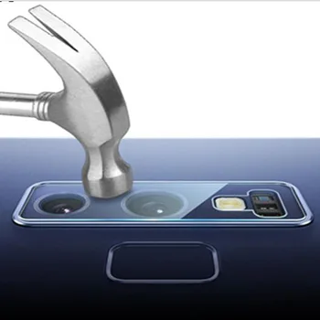 Stiklo Pilnas draudimas Atvejais, Samsung Galaxy S6 S7 Krašto S8 S9 A8 Plus Pastaba 8 9 Telefoną Atgal Fotoaparato Objektyvą Screen Protector Atveju Coque