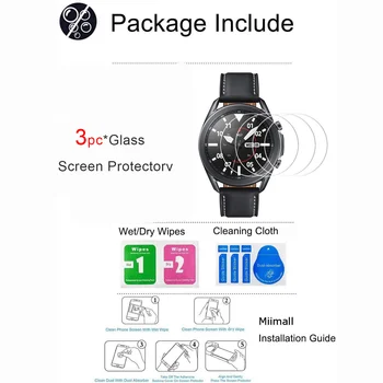 Stiklo Plėvelės Samsung Galaxy Žiūrėti 3 41mm 45mm Screen Protector, Grūdinto Stiklo Ekraną, Suderinamą su 
